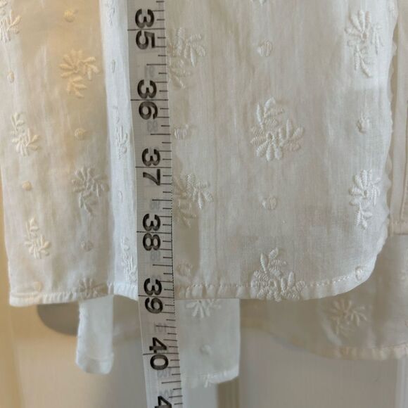 New Midsummer Dress by Cabi #5943 Embroidered Eyelet Button Front Sz 8 - Picture 14 of 14